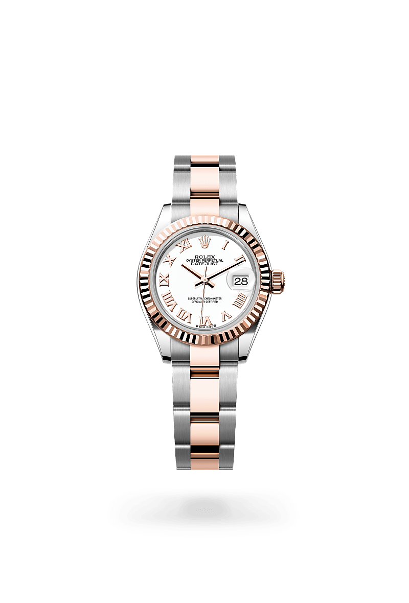 Rolex Lady-Datejust in Everose Rolesor - combination of Oystersteel and Everose gold M279171-0022- Montecristo Jewellers