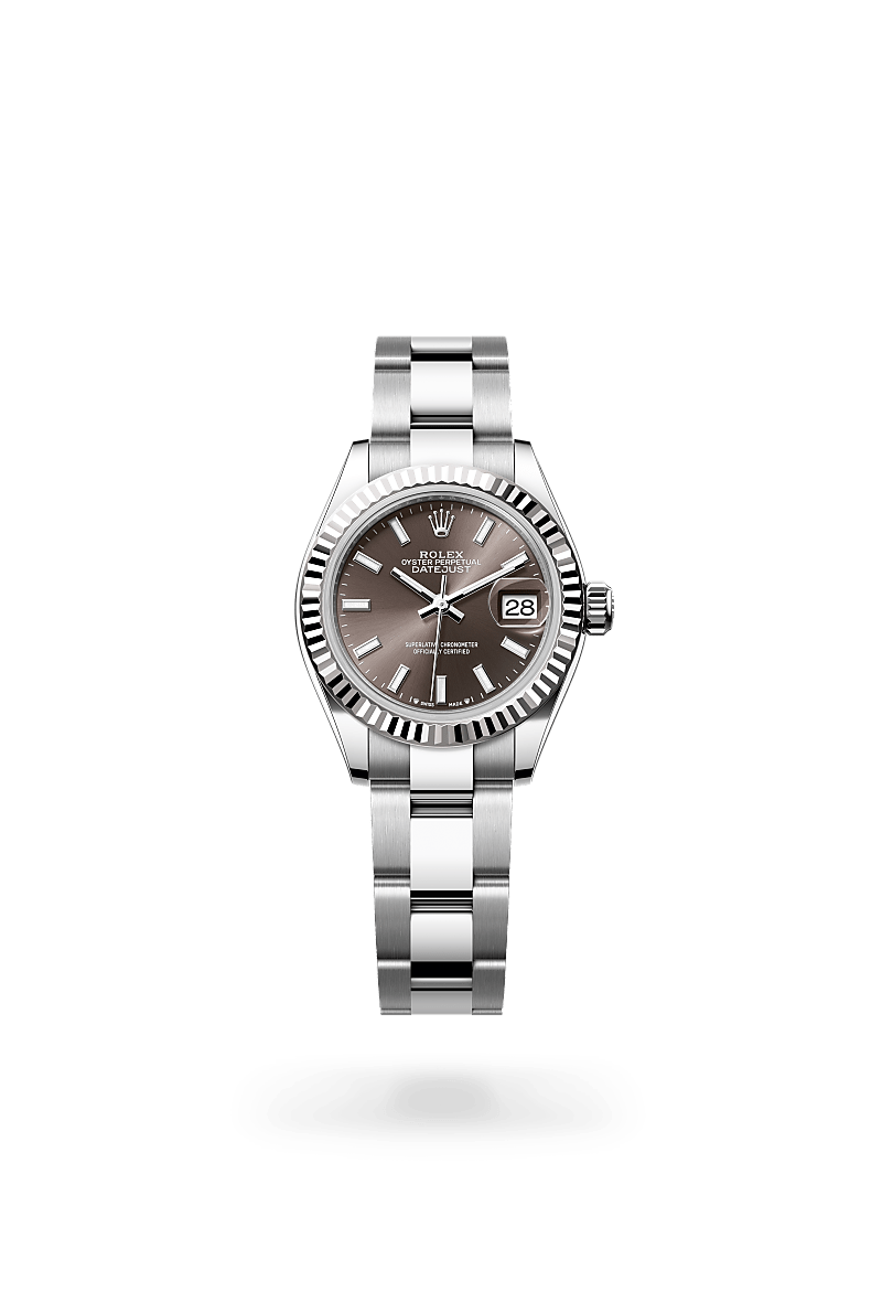 Rolex Lady-Datejust in White Rolesor - combination of Oystersteel and white gold M279174-0012- Montecristo Jewellers