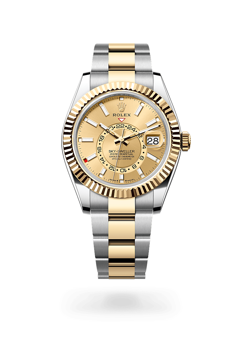 Rolex Sky-Dweller in Yellow Rolesor - combination of Oystersteel and yellow gold M336933-0001- Montecristo Jewellers